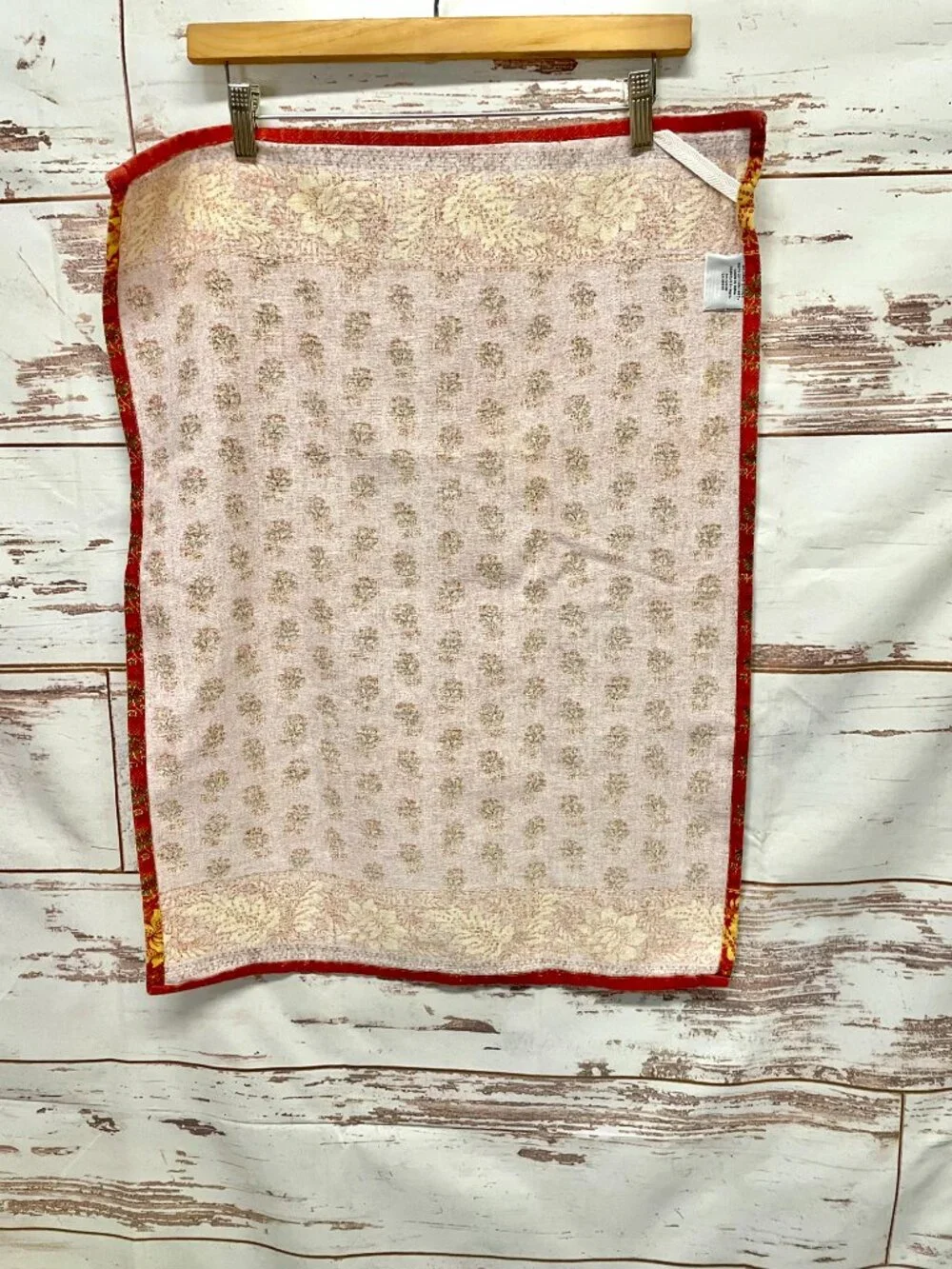 Williams Sonoma Fall Floral Tea Towel